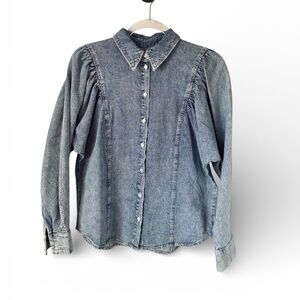 & Other Stories Blue Button Down Shirt